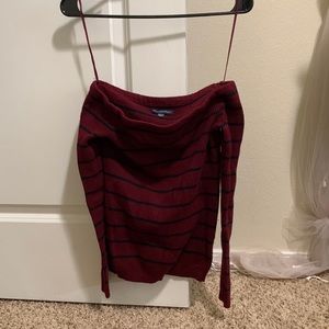 Off the shoulder sweater